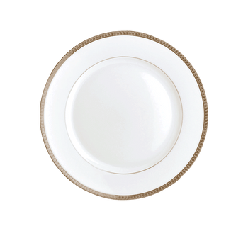 Christofle Malmaison Dinnerware: Dessert/Salad Plate, Porcelain Platinum-Finish